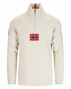 Boiled Ski Sweater W/ Flag